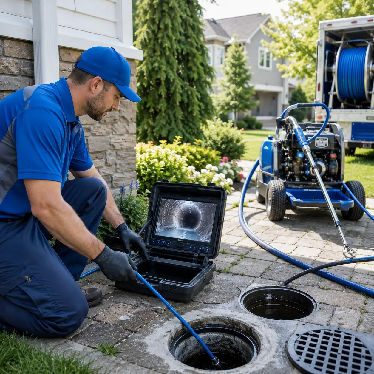 Outdoor drain cleaning professionals serving Gwynedd, PA